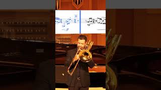 His Pedal Notes hit like a Nuclear Bomb  Brian Hecht performs Sherezade for bass trombone and piano [upl. by Hairahs387]