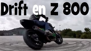 DRIFT ET STUNT MOTO EN KAWASAKI Z 800 ► lolo cochet [upl. by Rebeca90]