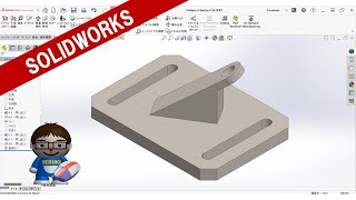 SOLIDWORKSCSWA練習問題SectionDProblem3 [upl. by Anerul]