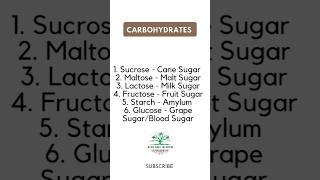 Carbohydrates with other names  Biology Bloom [upl. by Dirgis234]