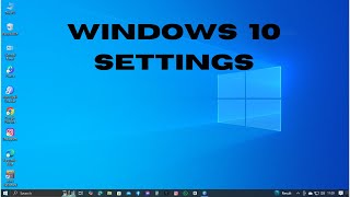 Windows 10 Settings You should change now [upl. by Ylrac333]