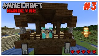 ✅Minecraft HARDCORE ❤ 120 CAPÍTULO 3 ¿Sobrevivimos [upl. by Laertnom119]