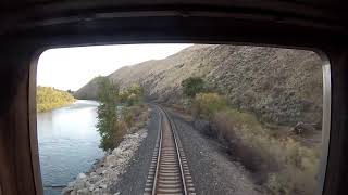 Leaving Wenatchee scenery pov gopro3 railroad [upl. by Drahsir819]