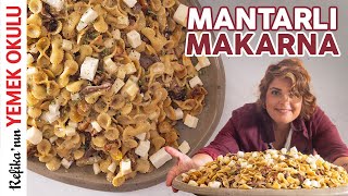 🍄 Peynirli ve Kestane Mantarı ile 4 Mantarlı Makarna Tarifi 🧀 Mantar Soslu Makarna 🍝 [upl. by Regan]