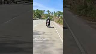 Zigzag road ng daang kalikasan zambales motovlog rider rides adventure [upl. by Anileuqcaj]