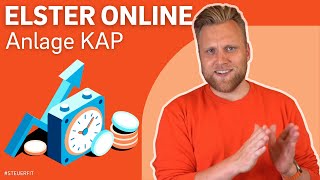 Anlage KAP in ELSTER online  ELSTER online Tutorial zur Steuererklärung 2022 [upl. by Lachlan]