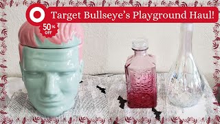 Target Bullseyes playground Clearance haul Glass decor Kitchen items And more [upl. by Aicirtan]