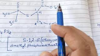 Pesticide Chemistry OrganophosphatesMalathionParathion  Synthesis  Use Lecture 5 by AK sir [upl. by Kori]