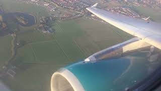 Aer Lingus A320 landing at Amsterdam Airport [upl. by Llennej]