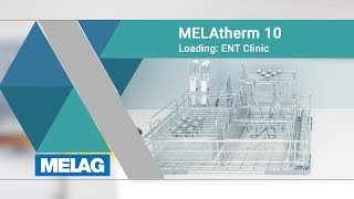 ENT Clinic – Loading of washerdisinfector  MELAG MELAtherm 10 Tutorial [upl. by Glendon751]