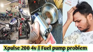 Xpulse 200 4v  Fuel pump problem ⚙️🔧 and I Solved the Problem watch full Vlog [upl. by Gregoire360]