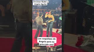 Las coqueteos de Angela Aguilar para su príncipe azul Christian Nodal viral [upl. by Brooking]