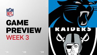 Carolina Panthers vs Las Vegas Raiders  2024 Week 3 Game Preview [upl. by Leeban]