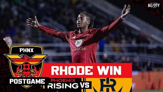 Phoenix Rising Complete Comprehensive 31 Victory Over Rhode Island FC Away From Home [upl. by Gnirps]