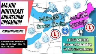 Major Northeast Snowstorm Upcoming [upl. by Jacquetta]