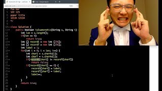 Isomorphic Strings  15mins Coding Challenge [upl. by Aitel]