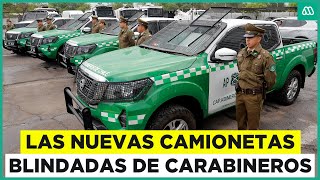 Seguridad Hacen entrega de camionetas blindadas a Carabineros [upl. by Adalard607]