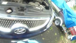 How to replace hyundai veracruz side maker light bulbs [upl. by Adniled]