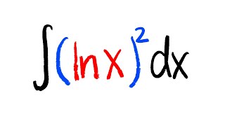 calculus 2 integral of lnx2 via integration by parts [upl. by Yolane]