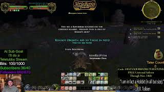 POTEEN OBOWEN playing LOTRO LANDROVAL BEORNING blue line lvl to 80 [upl. by Stead]