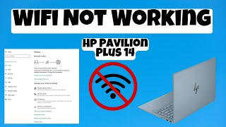 Hp Pavilion Plus 14 Wifi Not Working  Wifi Connection Problem Fix Windows [upl. by Aleuqahs]