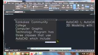 AutoCAD I 0915 Using the Text Editor [upl. by Amikahs672]