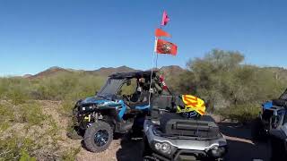 UTV Ride Through the Gila Bend Mtns Southwest of Buckeye AZ January 2023 [upl. by Neelloj196]