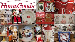 HomeGoods  Christmas 2024 Lovely Finds In Decor Dishware amp Housewares [upl. by Anaoj841]