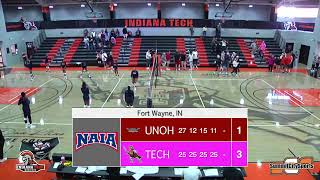 UNOH at Indiana Tech  Womens Volleyball [upl. by Pinto114]