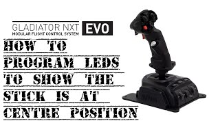 VKB Gladiator NXT EVO  Program LEDs To Show Centre Position [upl. by Gustavus]