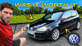 I RESTORED AN ABANDONED VW GOLF R32 HOW MUCH DID IT COST [upl. by Akeenahs377]