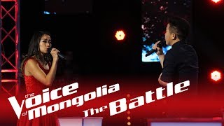 Khulan vs Bayarsaikhan  quotYou and mequot  The Battle  The Voice of Mongolia 2018 [upl. by Aettam]