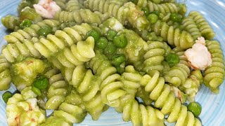 PASTA GAMBERI E CREMA DI PISELLI [upl. by Mechling656]