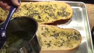 Garlic Sauce For Italian Bread amp Baguettes [upl. by Arim]