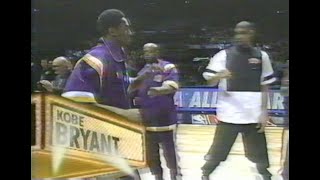 1998 NBA All Star Game Player Introduction  Kobe Bryants First All Star Game and Faces MJ [upl. by Doownel]