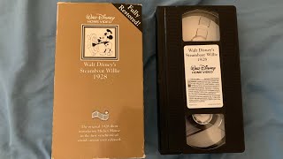 Walt Disneys Steamboat Willie 1928 1992 VHS [upl. by Lleroj]