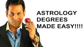 Astrology lesson 2 Astrology degree of planets and signs made easy What are degrees in astrology [upl. by Essirahc]