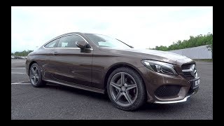 2016 MercedesBenz C 200 Coupe AMG Line StartUp and Full Vehicle Tour [upl. by Ymot528]