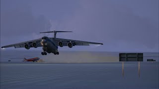 Antarctica AT27 to Cape Town CPT in an IL76 IL76 [upl. by Airretal497]