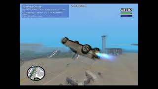 Gta sa Stunts  Crashes  And explosions 2 WOOP WOOP [upl. by Adnaloy]