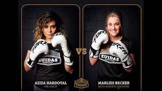 Zuidas Business Boxing 2024  Aziza Hardoyal vs Marlies Becker [upl. by Haff351]