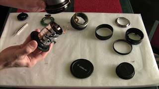 Canon EFS 1022 mm  як розібрати disassembly [upl. by Krasner222]