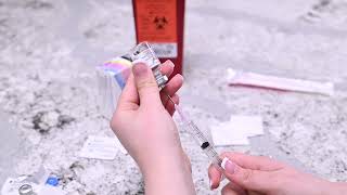 Pregnyl Intramuscular Injection Meded Instructional Video by ReUnite Rx  Mandarin [upl. by Ponton]