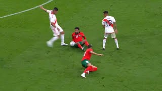 Boufal amp Zambrano Duel red card moment [upl. by Anelyak515]