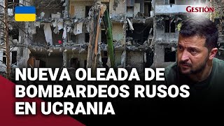 Nueva oleada de BOMBARDEOS RUSOS en UCRANIA como respuesta a CONTRAOFENSIVA  Gestión [upl. by Gensmer]