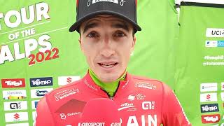 Pello Bilbao  Finish interview  Stage 4  Tour of the Alps 2022 [upl. by Raffarty]