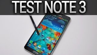 Test du Samsung Galaxy Note 3  par TestMobilefr [upl. by Karia]