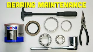 How to Repack Trailer Wheel Bearings Start to Finish [upl. by Dzoba]