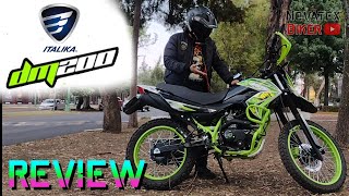 ITALIKA DM200 ¿LO VALE POR SU PRECIO Review  NovatexBiker [upl. by Sivrad853]