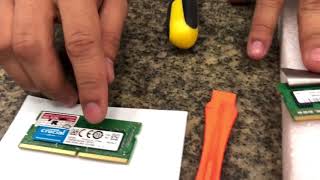 Install DDR4 2400  2666 Memory Laptop [upl. by Attaynek]